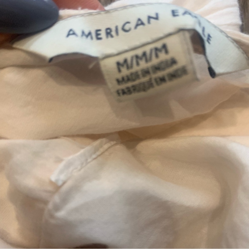 American Eagle high neck crop top peach medium - Picture 5 of 5